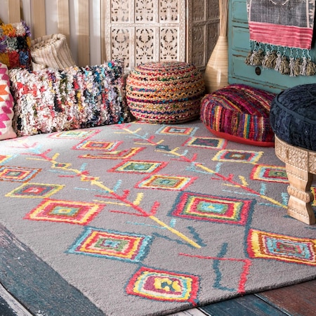 Nuloom Hand Tufted Belini Area Rug 5ft x 8ft MJSM18D-508